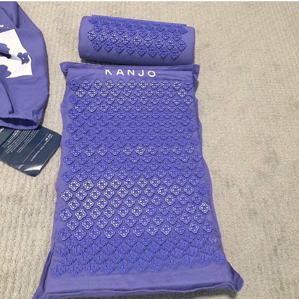 Kanjo Purple Acupressure Mat and Pillow Set